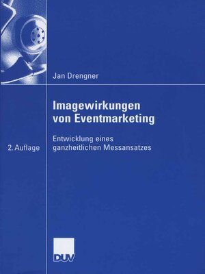 cover image of Imagewirkungen von Eventmarketing